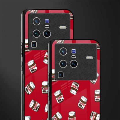 red nutella glass case for vivo x80 pro 5g image-2