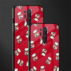 red nutella glass case for oneplus 8 pro image-2