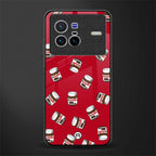 red nutella glass case for vivo x80 image