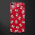 red nutella glass case for iphone 7 image