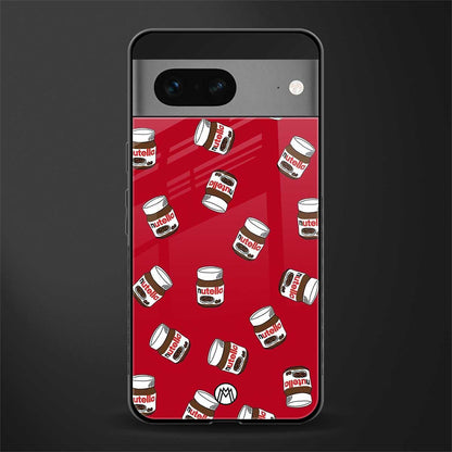 red nutella back phone cover | glass case for google pixel 7