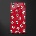 red nutella glass case for iphone 6s image