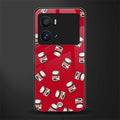 red nutella back phone cover | glass case for iQOO 9 Pro