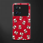 red nutella back phone cover | glass case for iQOO 9 Pro