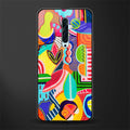 retro abstract glass case for oppo reno 2z image