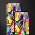 retro abstract glass case for vivo v17 pro image-2