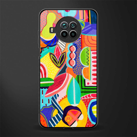 retro abstract glass case for mi 10i image