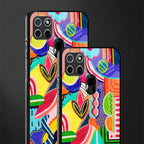 retro abstract glass case for realme c21 image-2