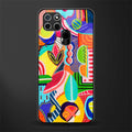 retro abstract glass case for realme c21 image