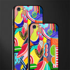retro abstract glass case for iphone 6 image-2