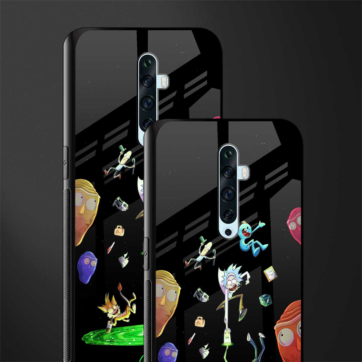 rick and morty amoled glass case for oppo reno 2z image-2