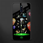rick and morty amoled glass case for oppo f11 pro image
