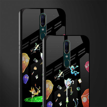 rick and morty amoled glass case for oppo f11 image-2