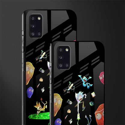 rick and morty amoled glass case for samsung galaxy a31 image-2