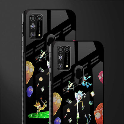 rick and morty amoled glass case for samsung galaxy m31 prime edition image-2