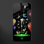 rick and morty amoled glass case for redmi note 8 pro image