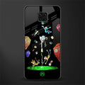 rick and morty amoled glass case for redmi note 9 pro image
