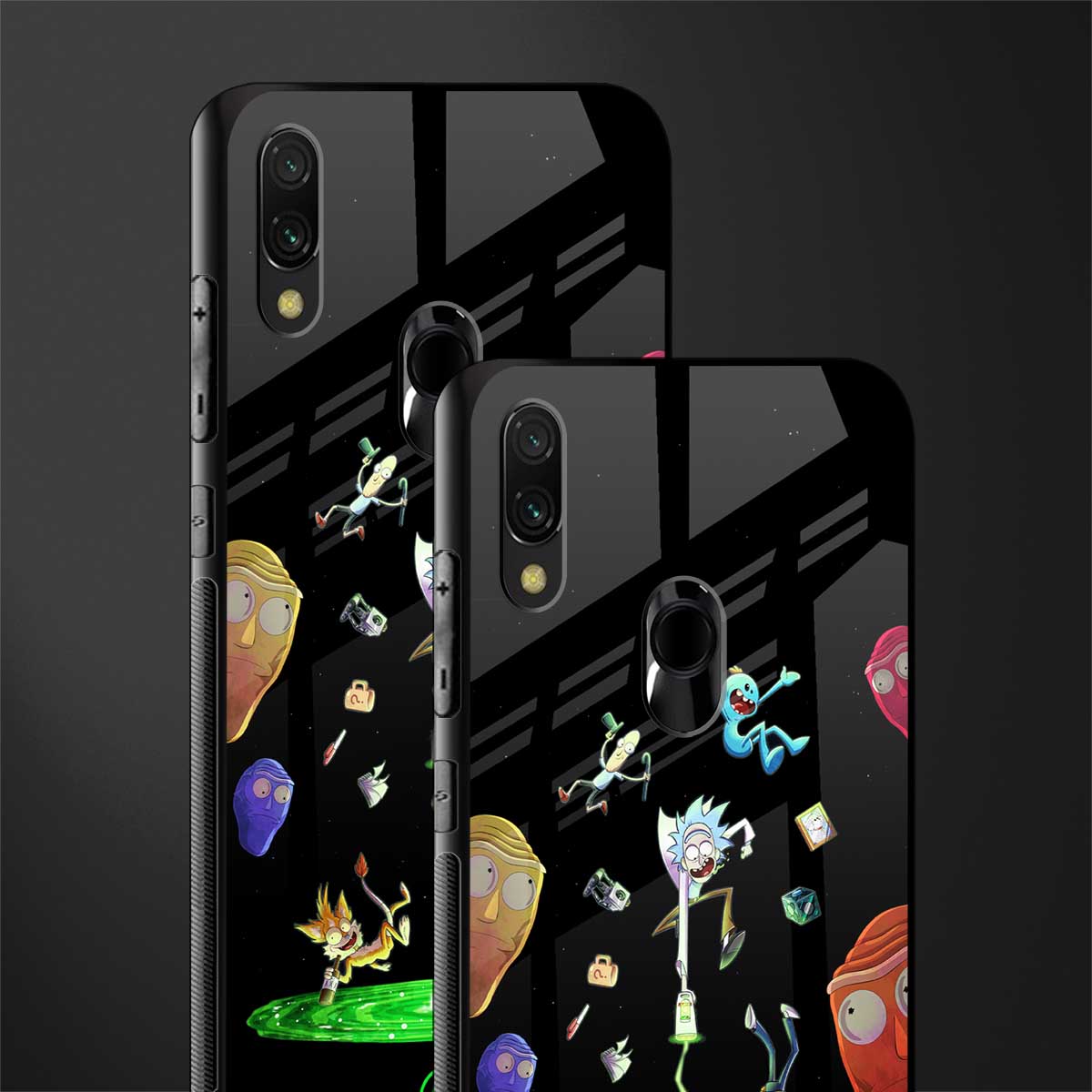 rick and morty amoled glass case for redmi note 7 pro image-2