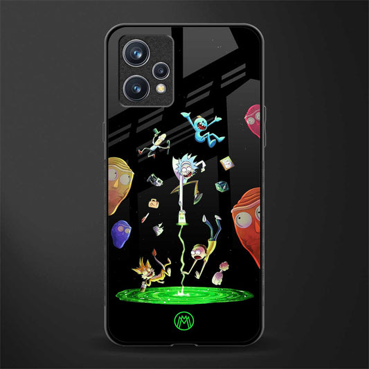 rick and morty amoled glass case for realme 9 4g image