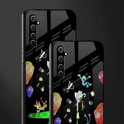 rick and morty amoled glass case for realme x50 pro image-2