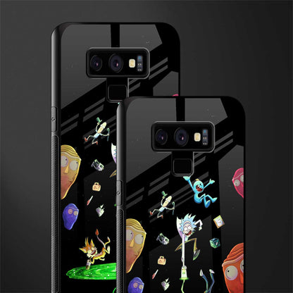 rick and morty amoled glass case for samsung galaxy note 9 image-2