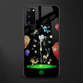rick and morty amoled glass case for samsung galaxy s20 image