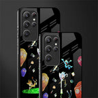 rick and morty amoled glass case for samsung galaxy s22 ultra 5g image-2