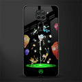 rick and morty amoled glass case for redmi note 9 image