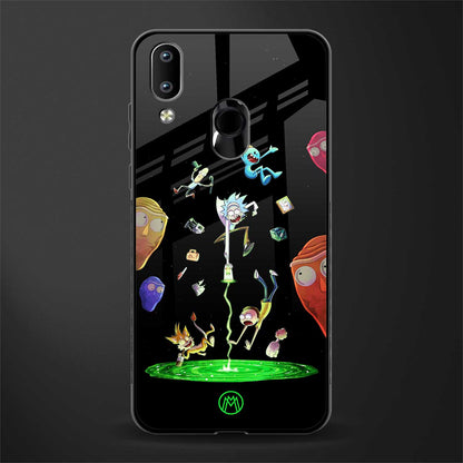 rick and morty amoled glass case for vivo y95 image