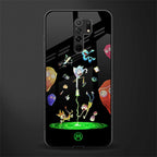 rick and morty amoled glass case for redmi 9 prime image