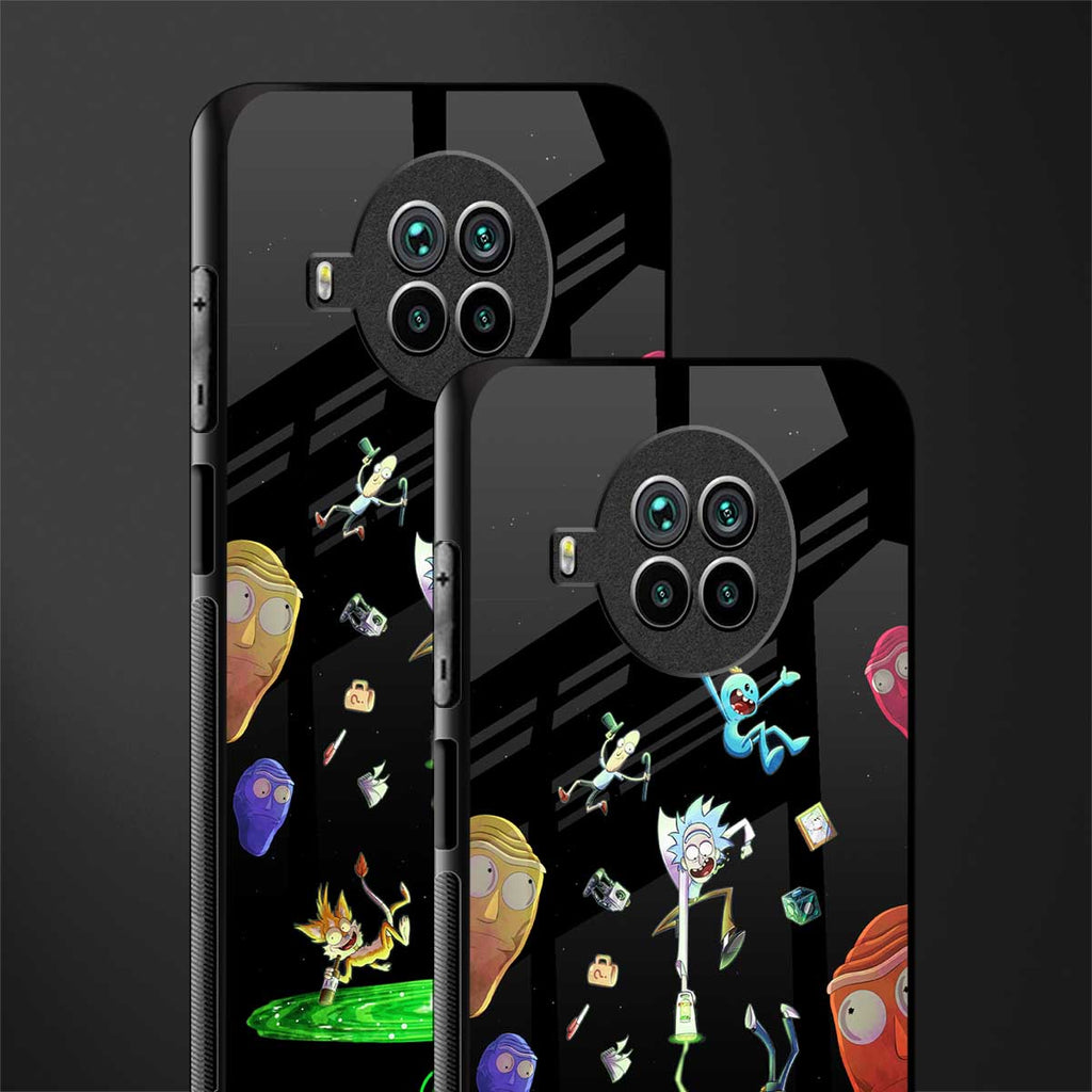rick and morty amoled glass case for mi 10i image-2
