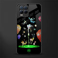 rick and morty amoled glass case for realme 8 pro image