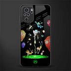 rick and morty amoled glass case for redmi note 10s image