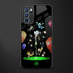 rick and morty amoled glass case for oppo reno6 pro 5g image