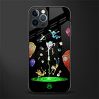 rick and morty amoled glass case for iphone 12 pro max image