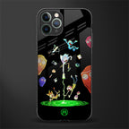 rick and morty amoled glass case for iphone 11 pro max image