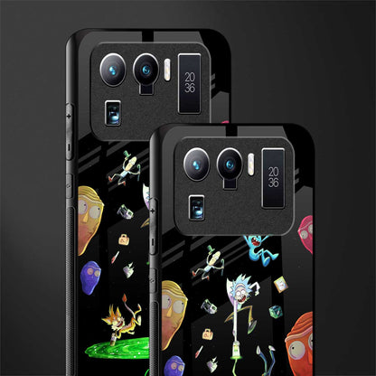 rick and morty amoled glass case for mi 11 ultra 5g image-2