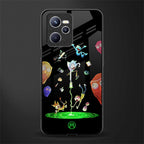 rick and morty amoled glass case for realme c35 image