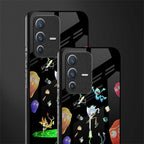 rick and morty amoled glass case for vivo v23 5g image-2