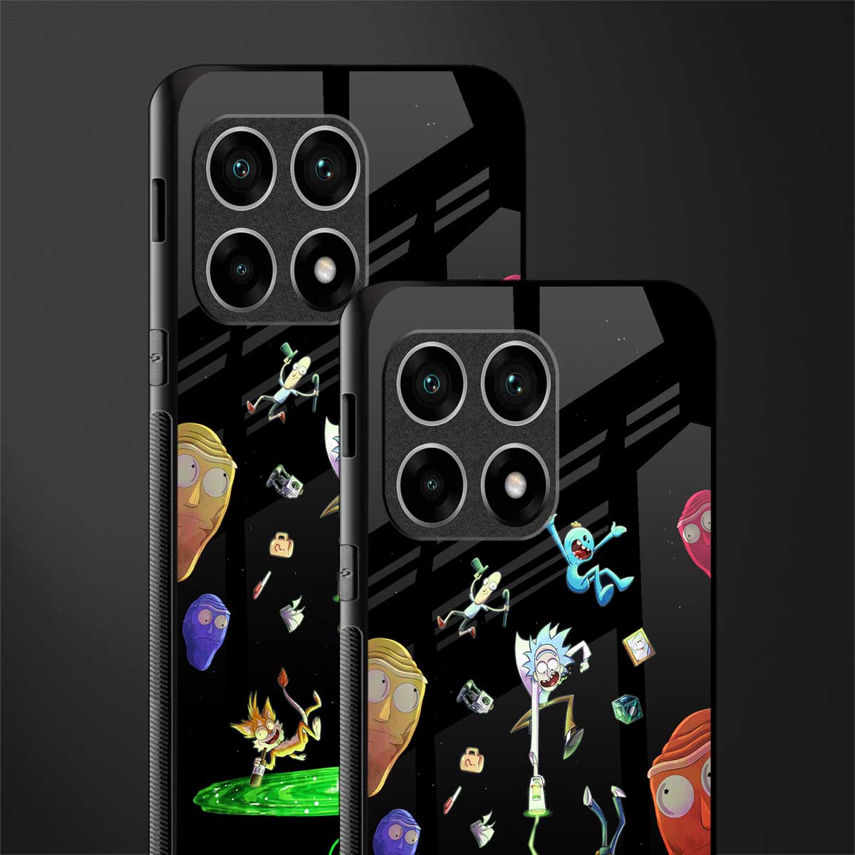 rick and morty amoled glass case for oneplus 10 pro 5g image-2