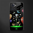 rick and morty amoled back phone cover | glass case for oneplus 10r 5g