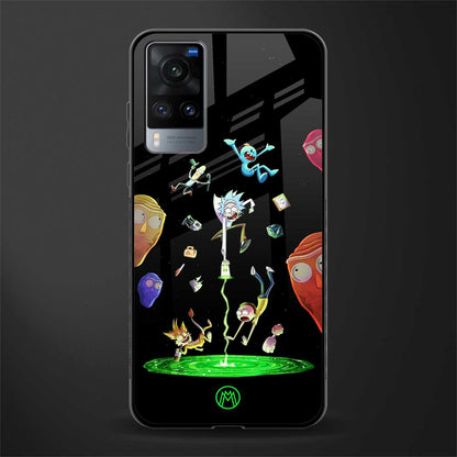 rick and morty amoled glass case for vivo x60 image
