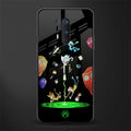 rick and morty amoled glass case for oneplus 8 pro image