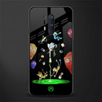 rick and morty amoled glass case for oneplus 8 pro image