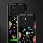 rick and morty amoled back phone cover | glass case for iQOO 9 Pro