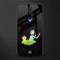 rick and morty fo aesthetic glass case for poco x2 image