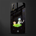 rick and morty fo aesthetic glass case for vivo z1x image
