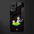 rick and morty fo aesthetic glass case for vivo x60 pro image