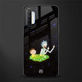 rick and morty fo aesthetic glass case for realme x2 image