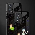 rick and morty fo aesthetic glass case for xiaomi 11i 5g image-2